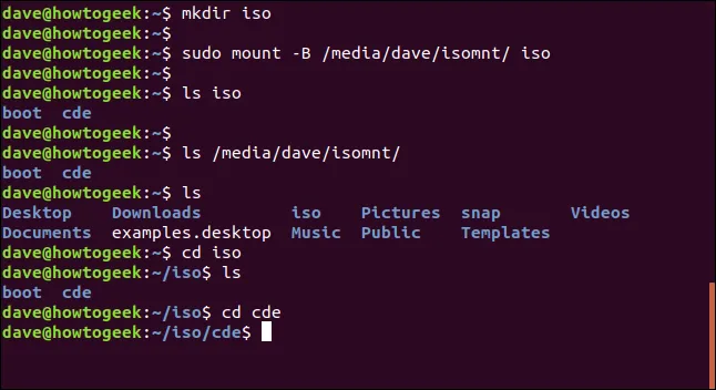 Tạo thư mục trong home và bind mount tới mount point gốc để truy cập nhanh nội dung game hoặc mod
