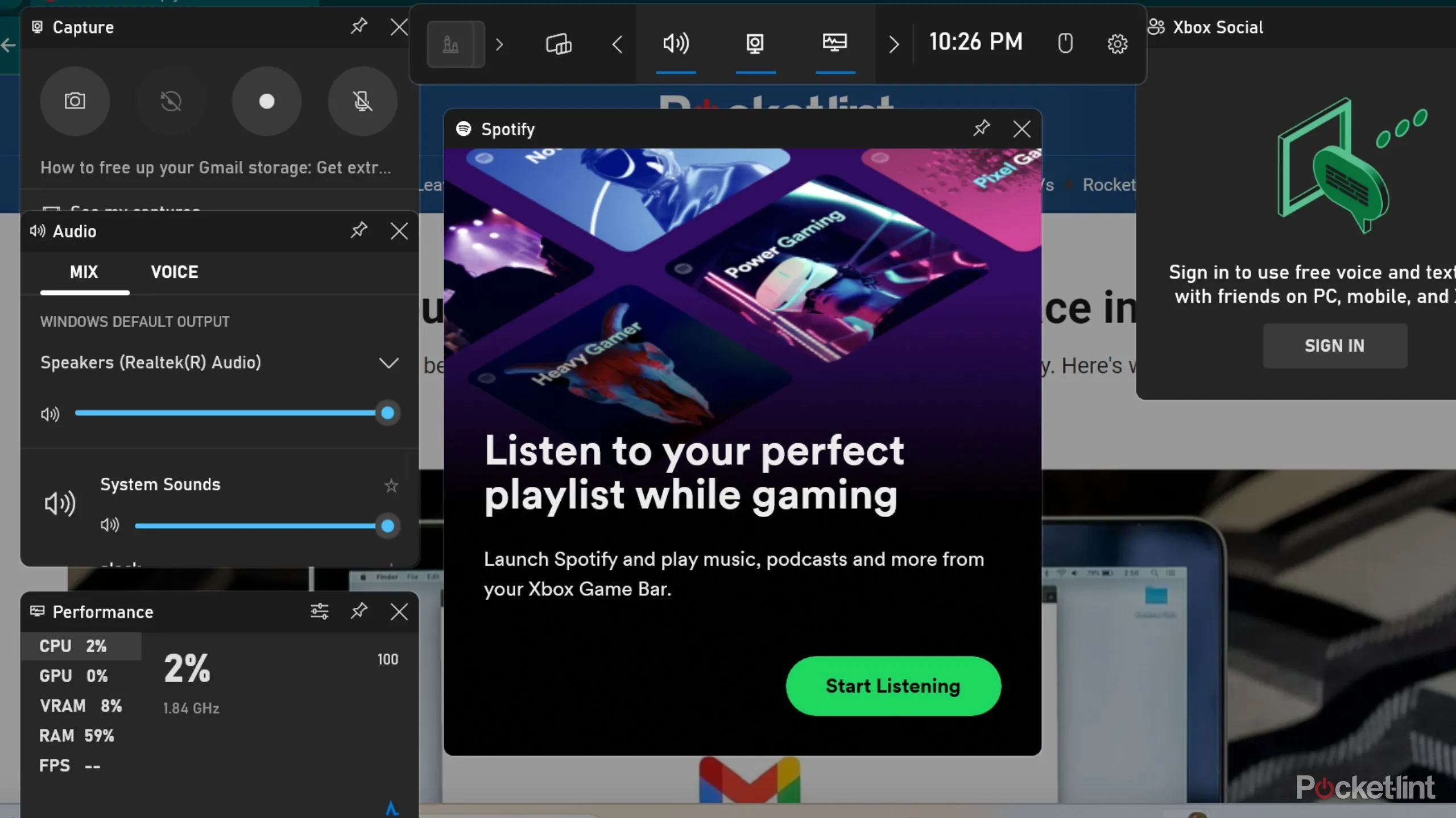 Xbox Game Bar và các thiết lập phím tắt trên Windows 11
